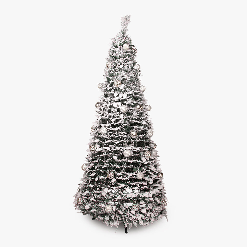 Árvore Pop-up com Bolas Prata CHRISTMAS COLLECTION
