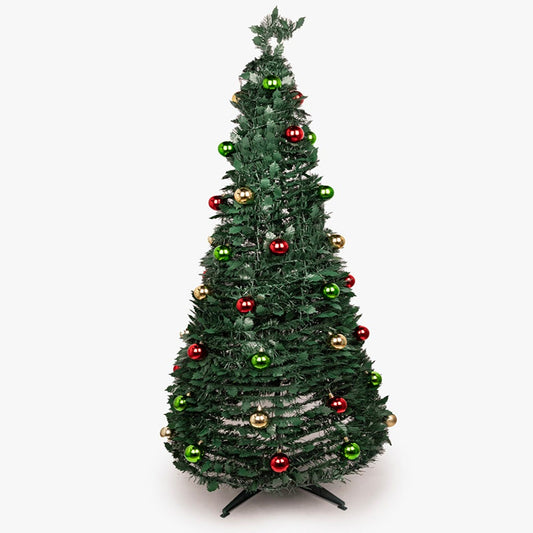 Árvore Pop-Up com Bolas Multicoloridas 2,10m CHRISTMAS COLLECTION