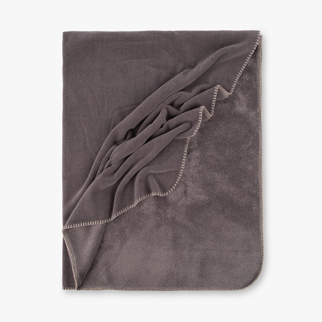 Manta Chenila Cinzento  170x220 ALASKA