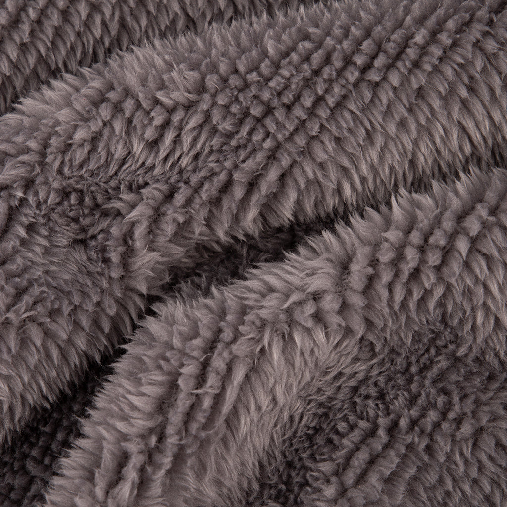 Manta Chenila Cinzento  240x220 ALASKA