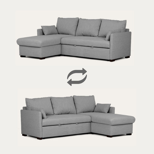 Sofá - cama de 4 lugares com chaise longue e arrumação – OrlandoC801BFSRC1709_C24