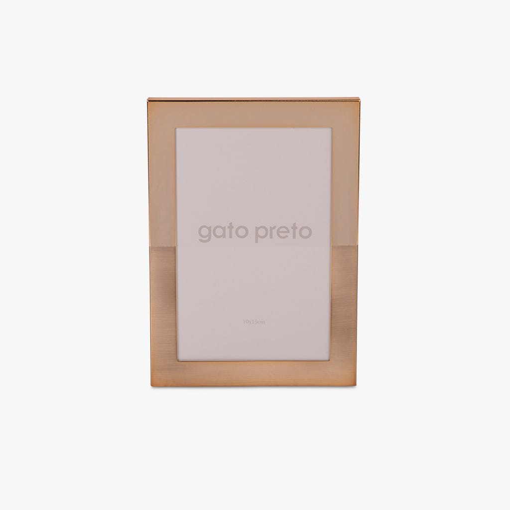 Moldura Tons Dourado 10x15 SHINY & BRUSHED