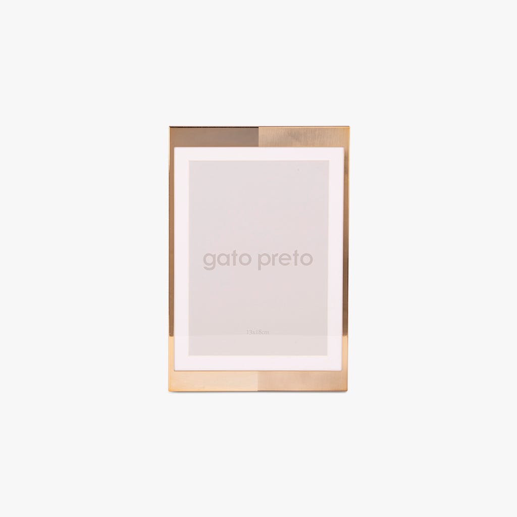 Moldura Tons Dourado 13x18 SHINY & BRUSHED
