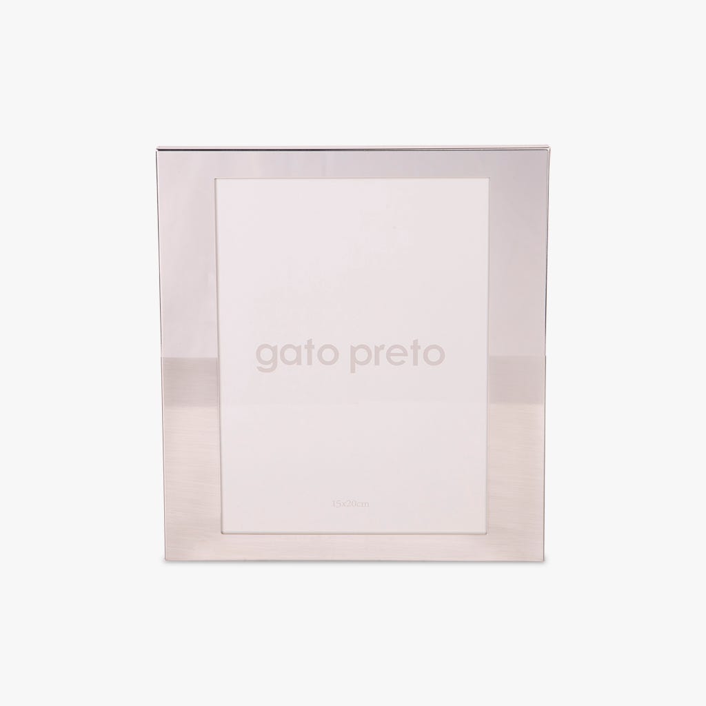 Moldura Tons Prateado 15x20 SHINY & BRUSHED