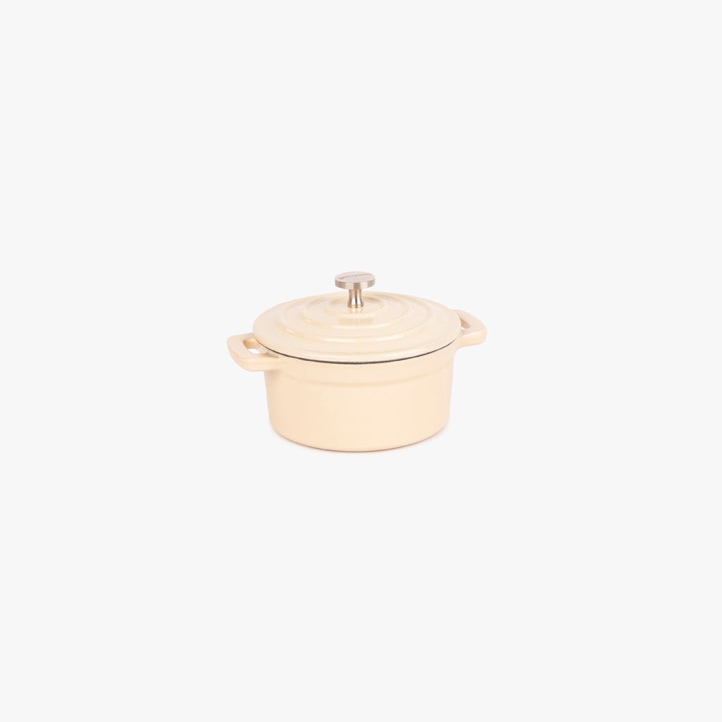 Cacerola mini hierro fundido Blanco D10cm | 0,25 L CHEF