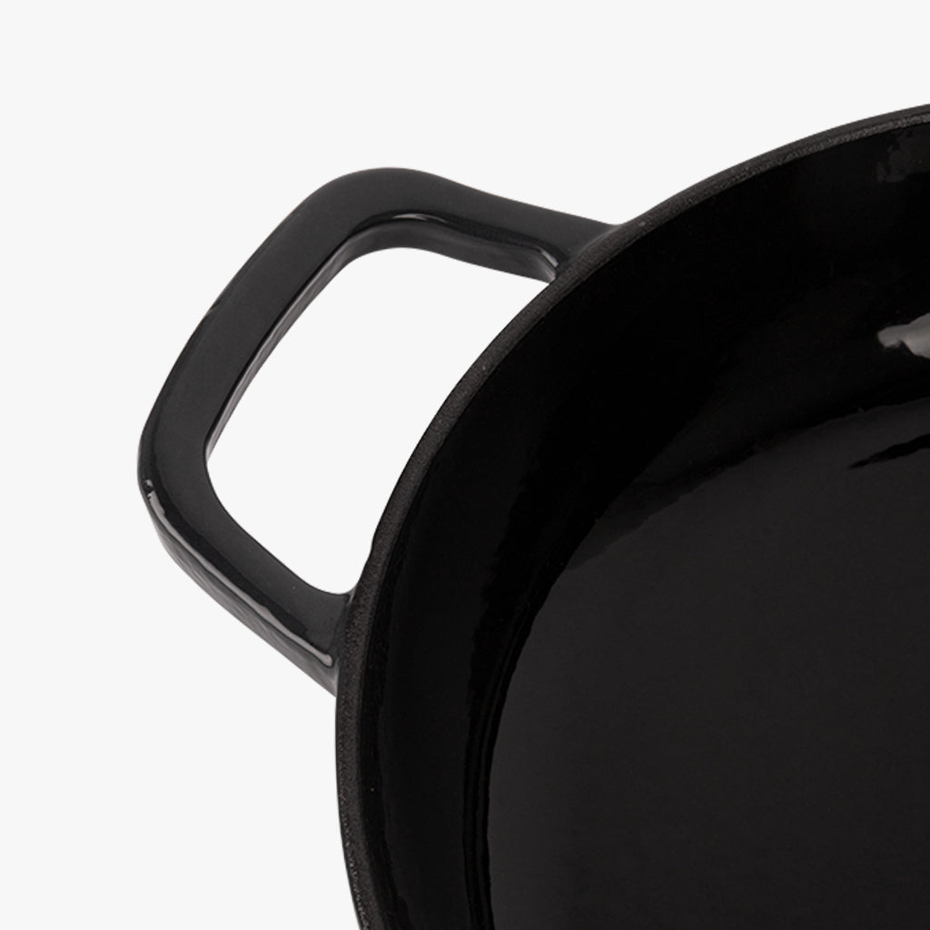 Casserole paella fer fondu anthracite D30cm CHEF