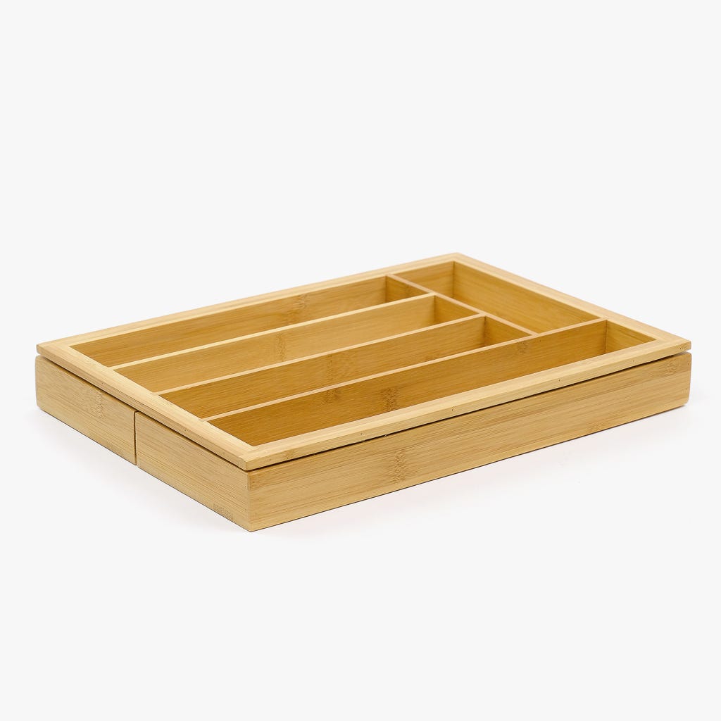 Suporte de Talheres Extensível BAMBU