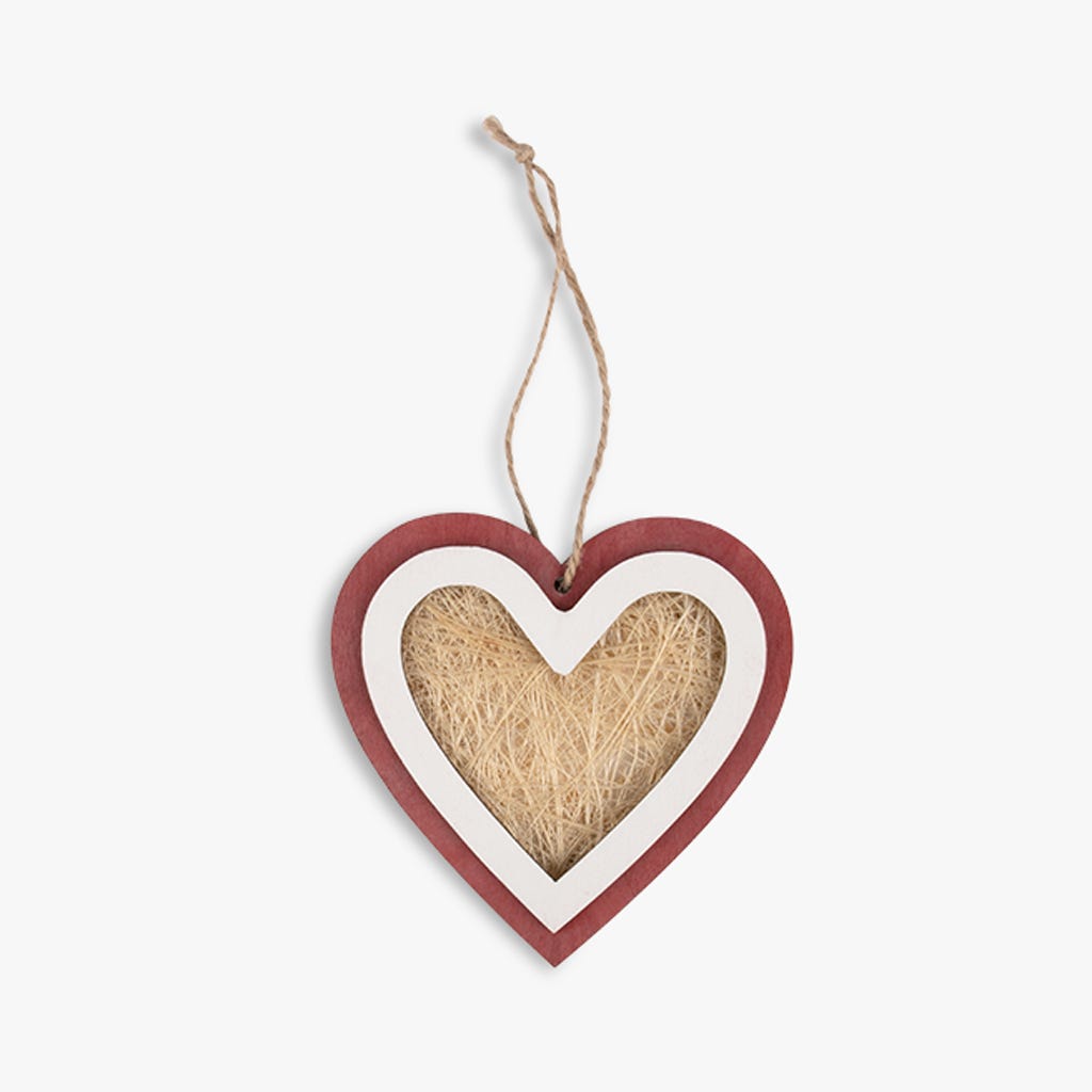 Adorno de corazón VM 11cm