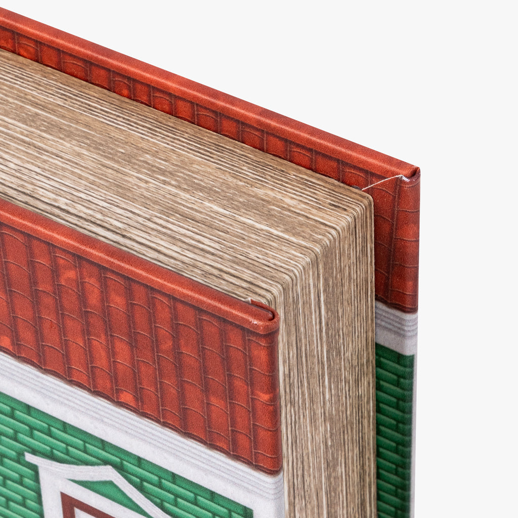 Green book box 26x17cm VILLAGE