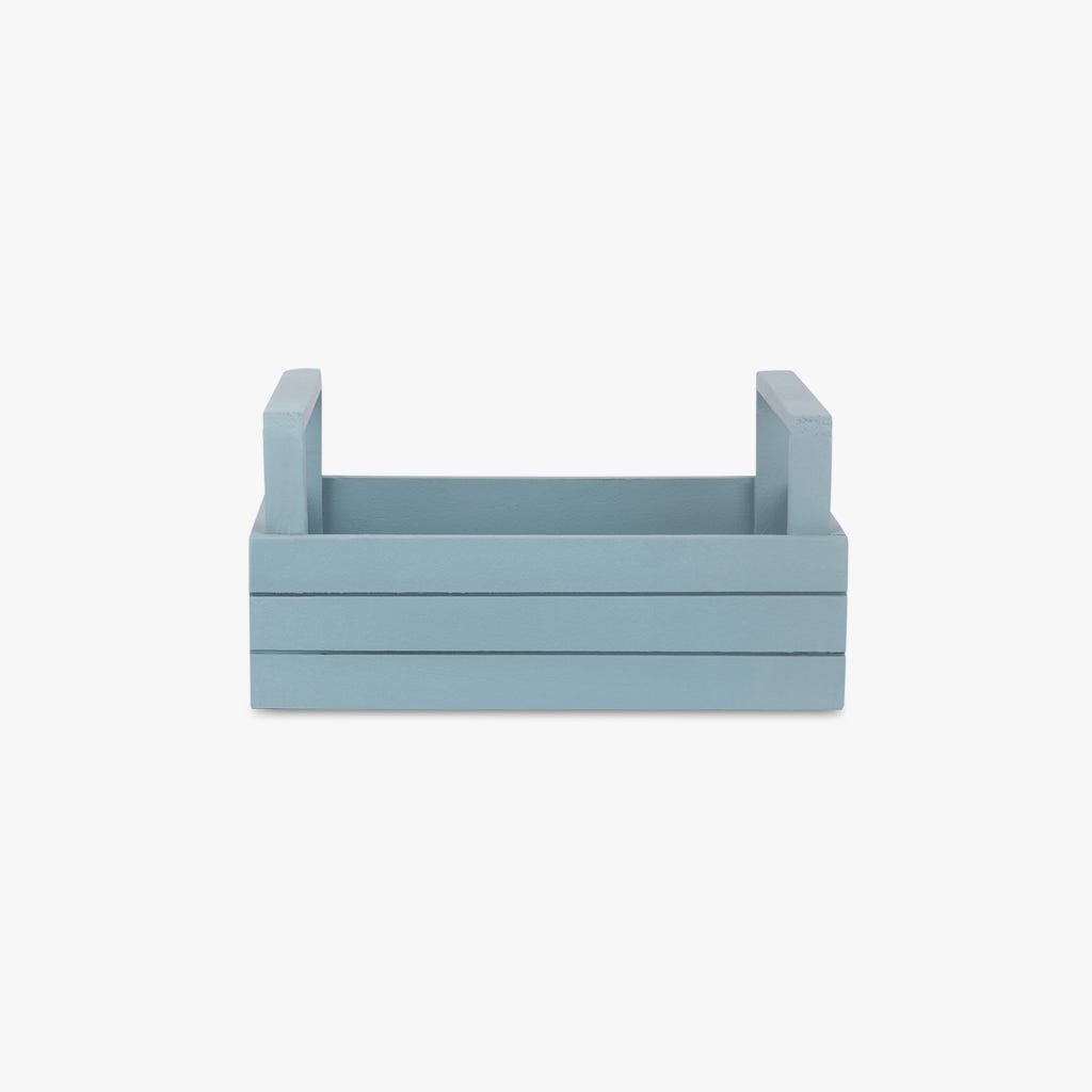 Caixa com Pegas Azul Claro WOODY