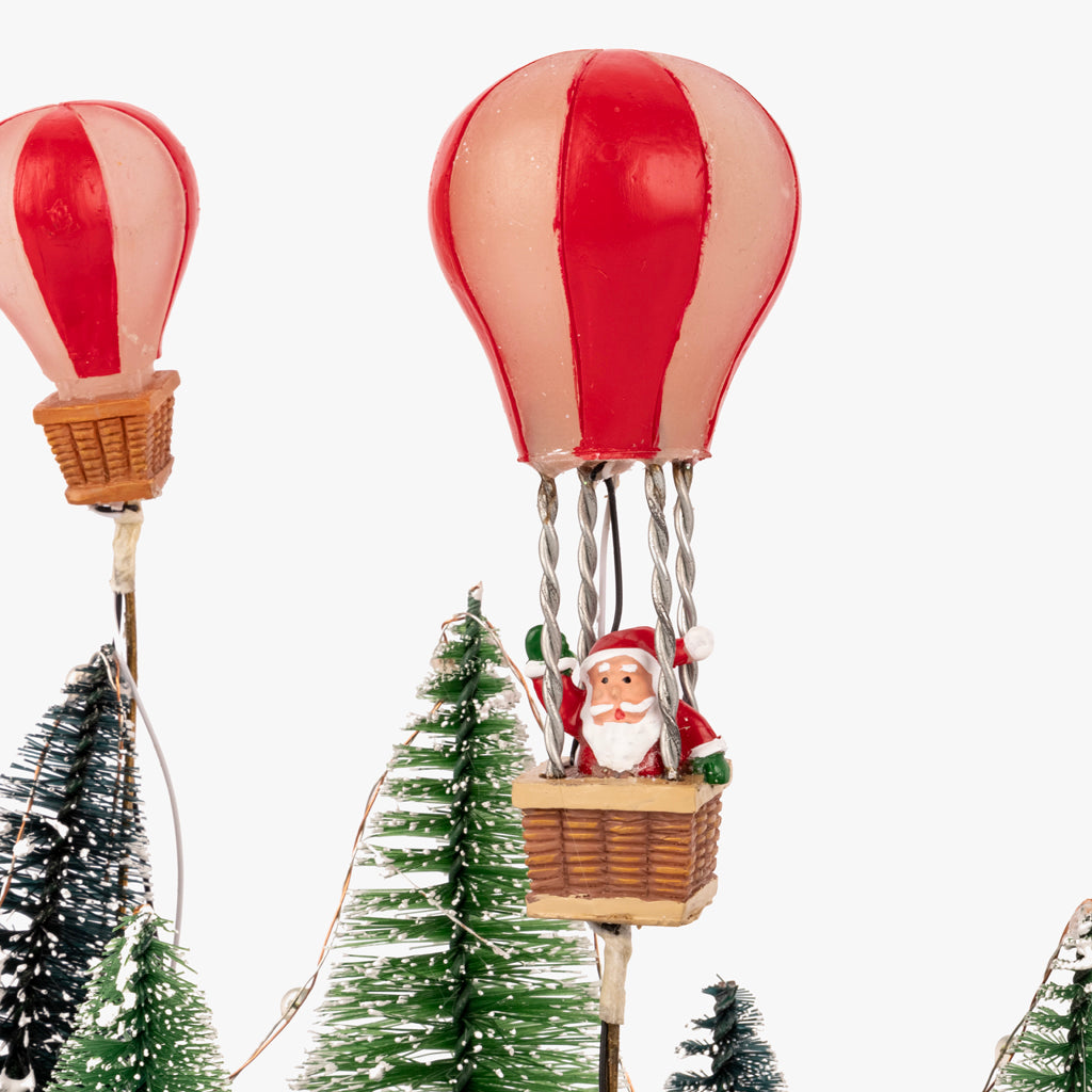 Vila de Pinheiros e Balões com LED NEW BRIGHT