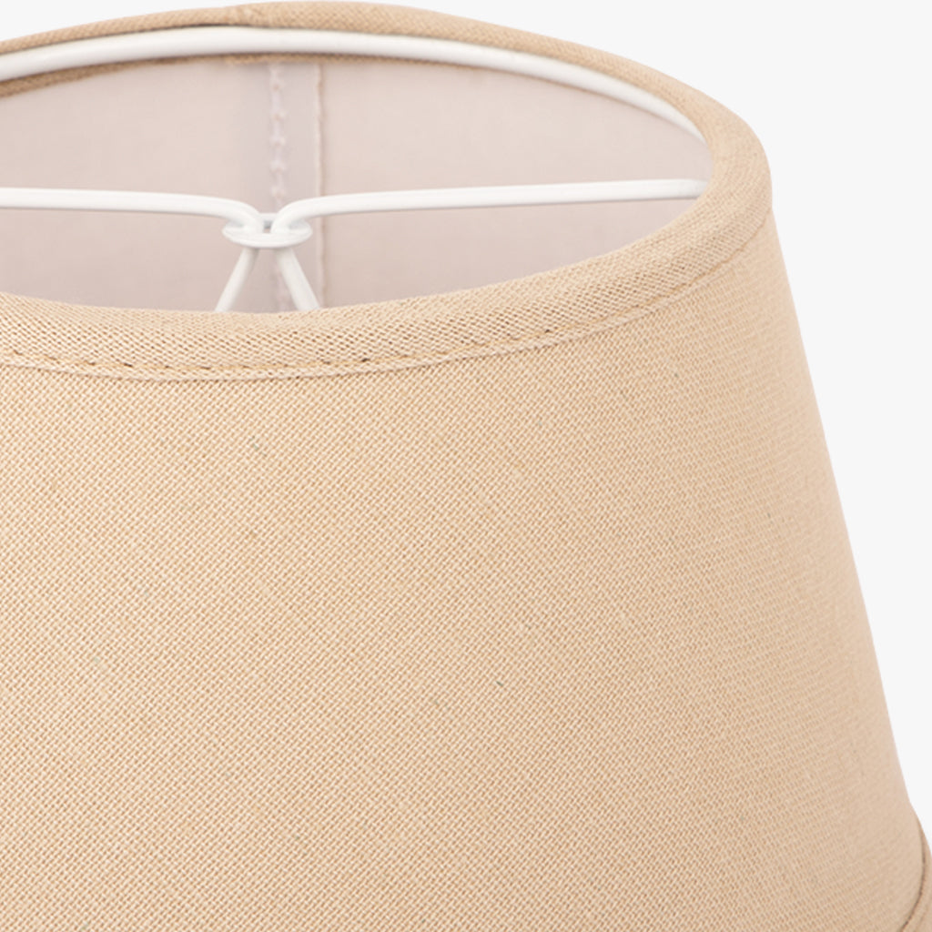 Abatjour tambour lin beige