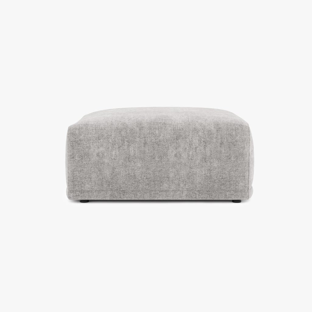 Módulo de sofá pouf cinza COTILLARD
