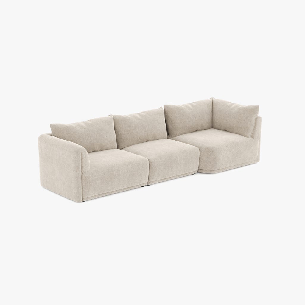 Unité de couchage coin beige COTILLARD