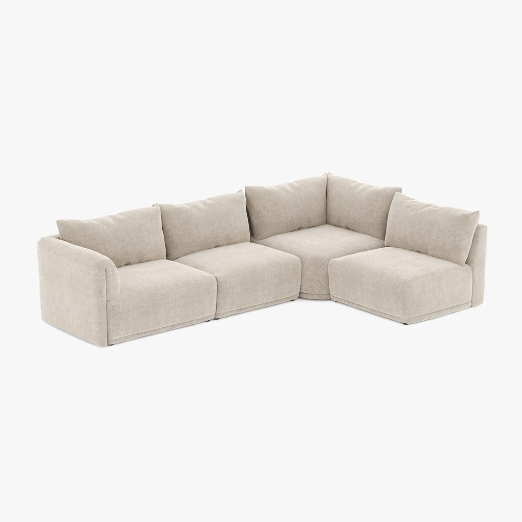Unité de couchage coin beige COTILLARD