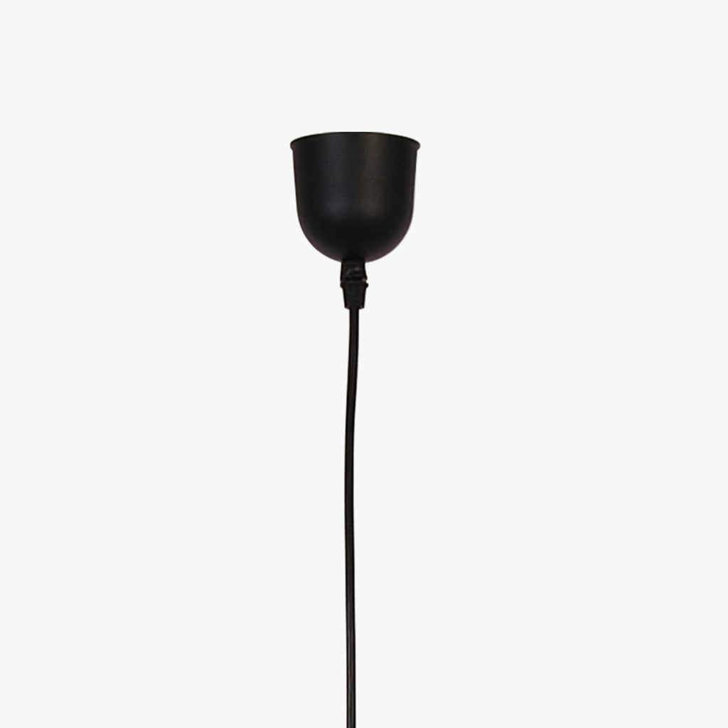 Lámpara de techo natural negra SIERRA