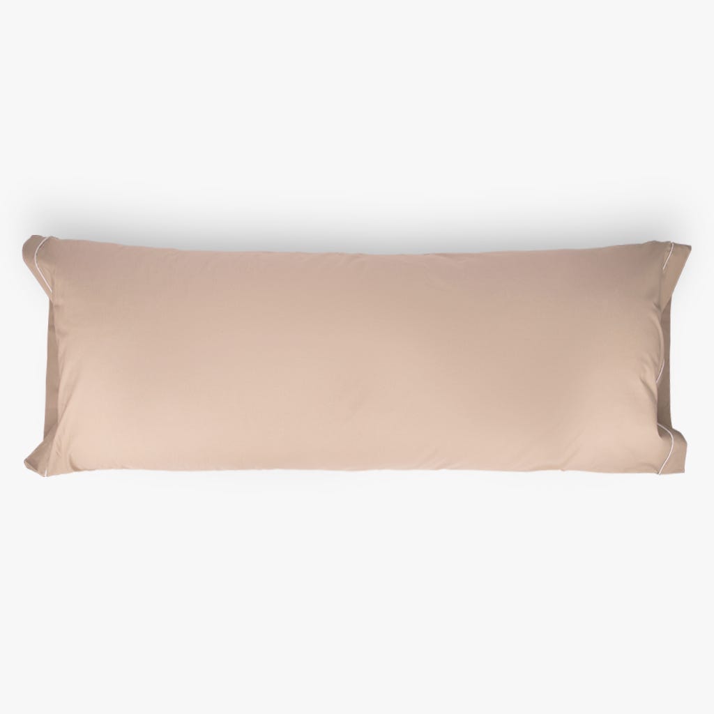 Fronha Almofada de Dormir Algodão Percal Seixo 45x155 SAMOA