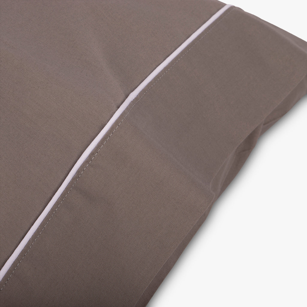 Funda gris percal 50x65cm SAMOA
