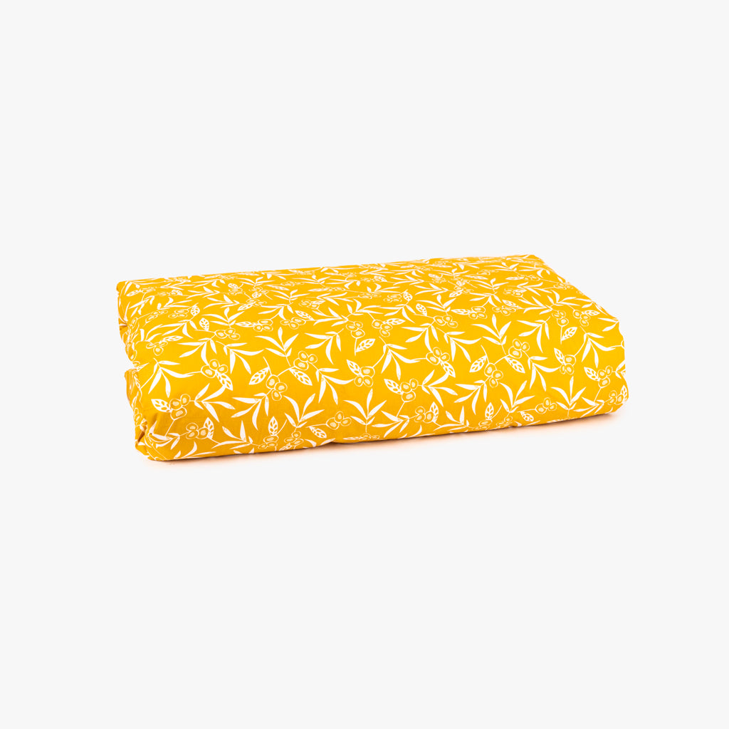 Capa de Edredão Flores Amarelo 140x220 BACKYARD