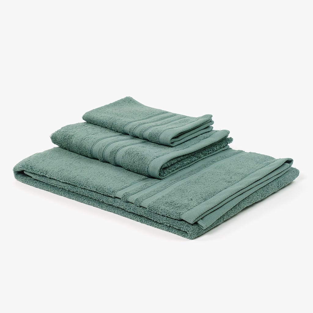 Toalha de Banho de Corpo Algodão Verde Escuro 4EVERYDAY