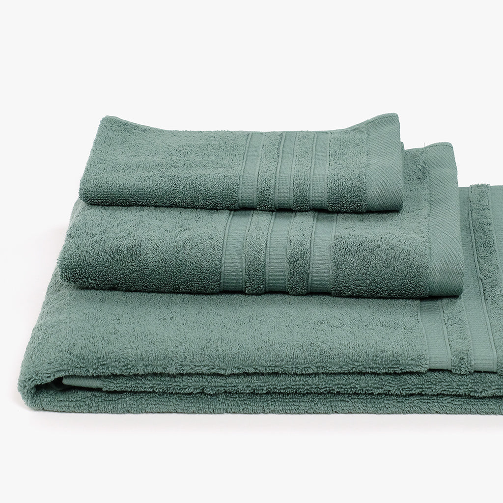 Toalha de Banho de Corpo Algodão Verde Escuro 4EVERYDAY