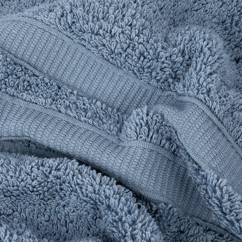 Conjunto Toalhetes de Algodão Azul 4EVERYDAY