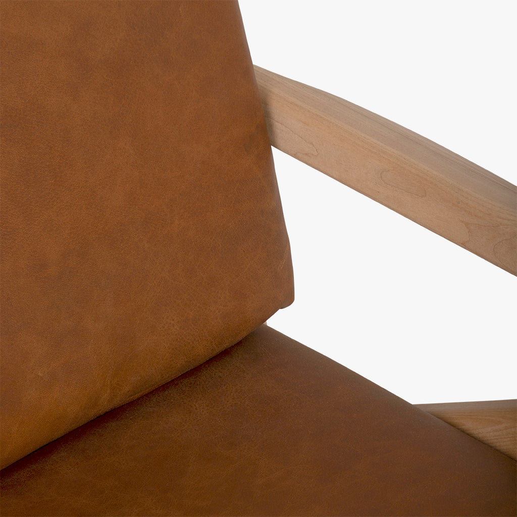 Armchair leather RAVEL