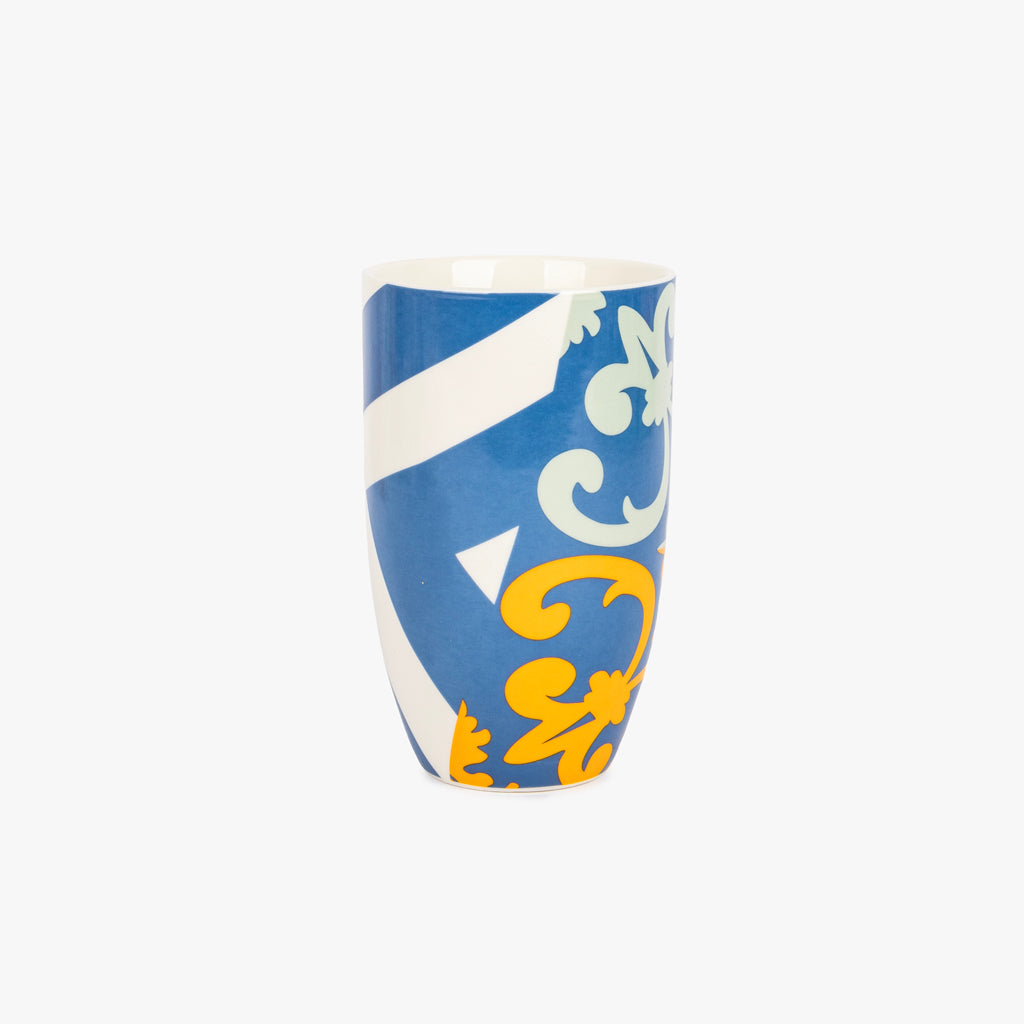 Taza azul 680ml AZULEJO