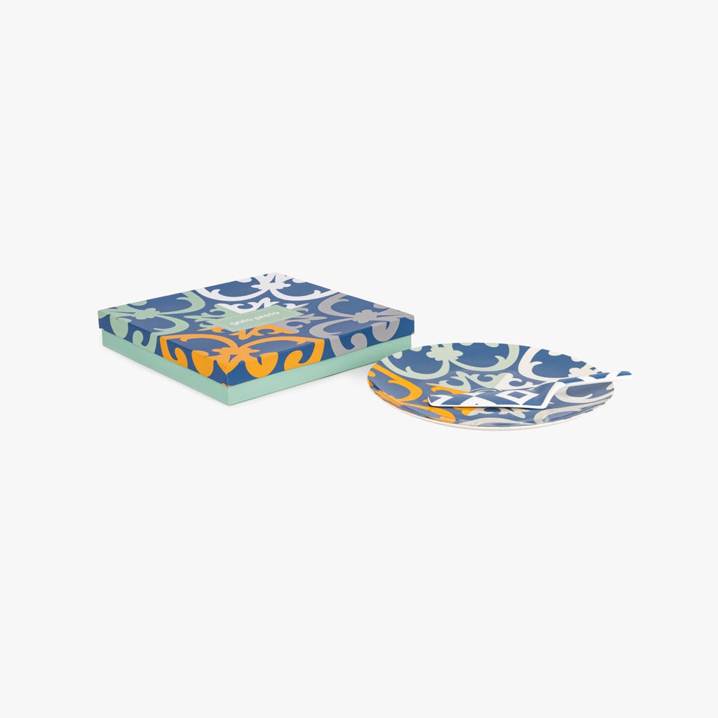 Plato tarta 31cm AZULEJO
