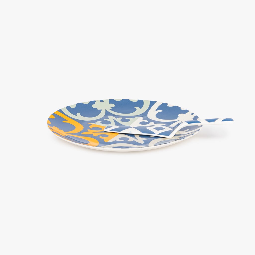 Plato tarta 31cm AZULEJO
