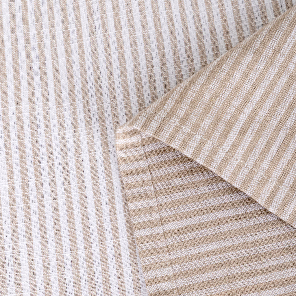 Toalha de Algodão Riscas Amarelo e Bege 160x250 KERALA