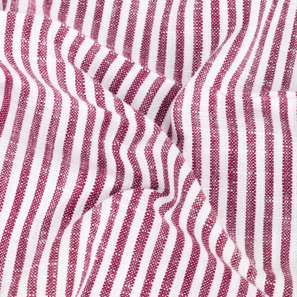 Conjunto de dois Guardanapos de Algosão Riscas Violeta e Verde 45x45 KERALA