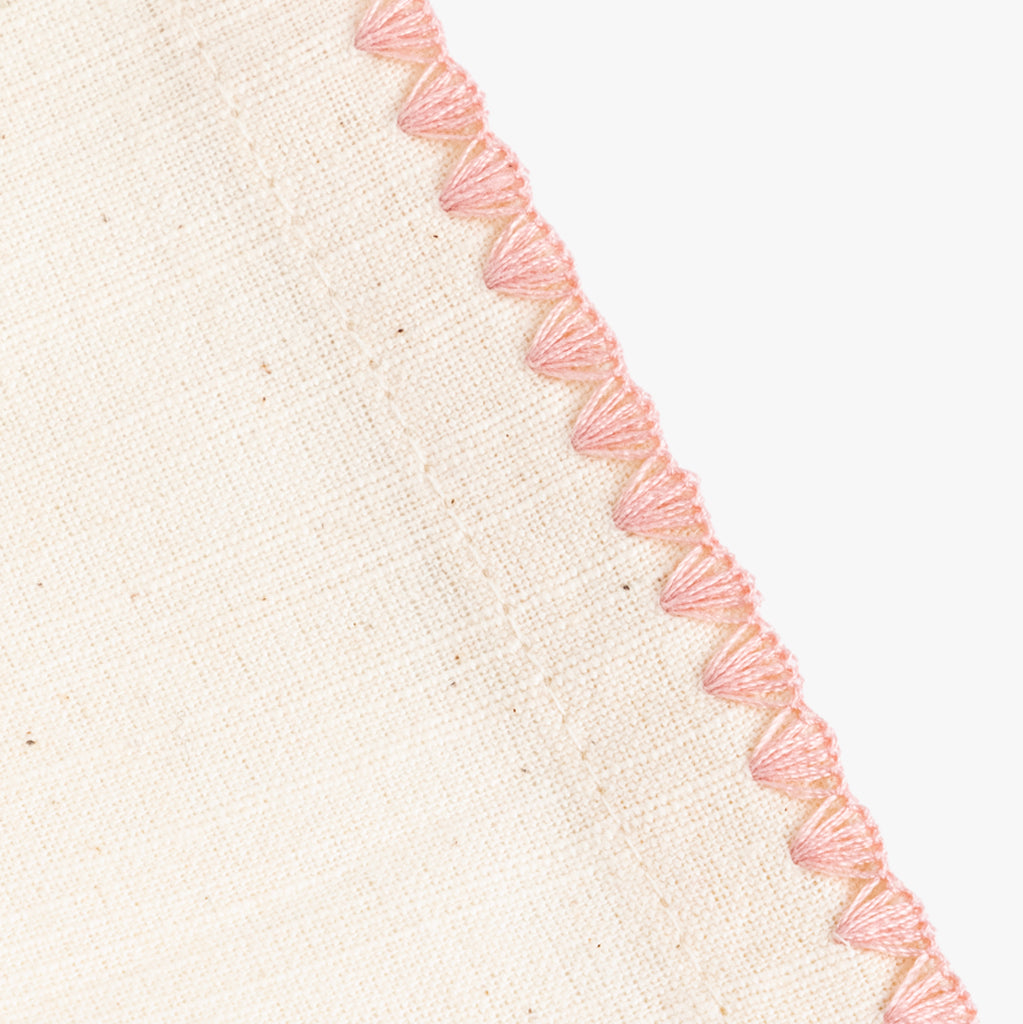 Anel com Guardanapo de Algodão Cogumelo Rosa PORTOBELLO