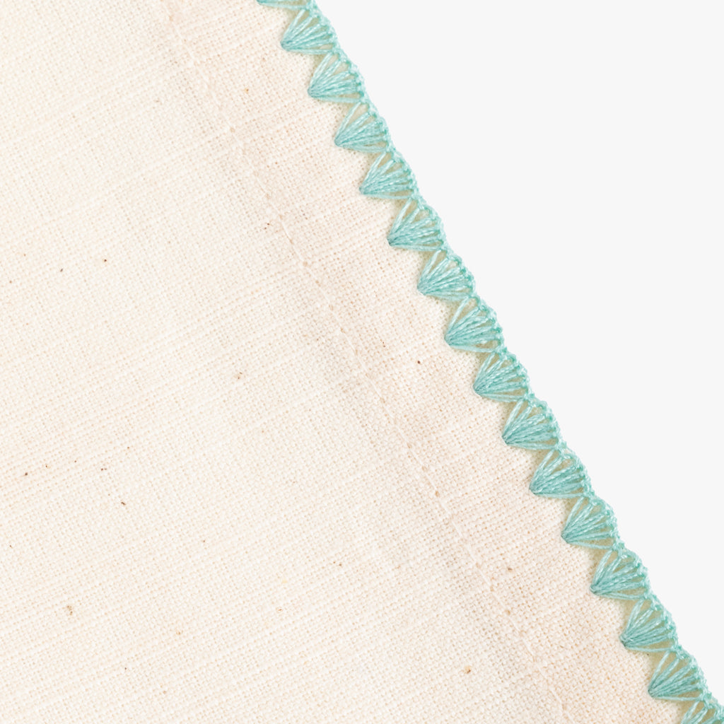 Anel com Guardanapo de Algodão Cogumelo Verde PORTOBELLO