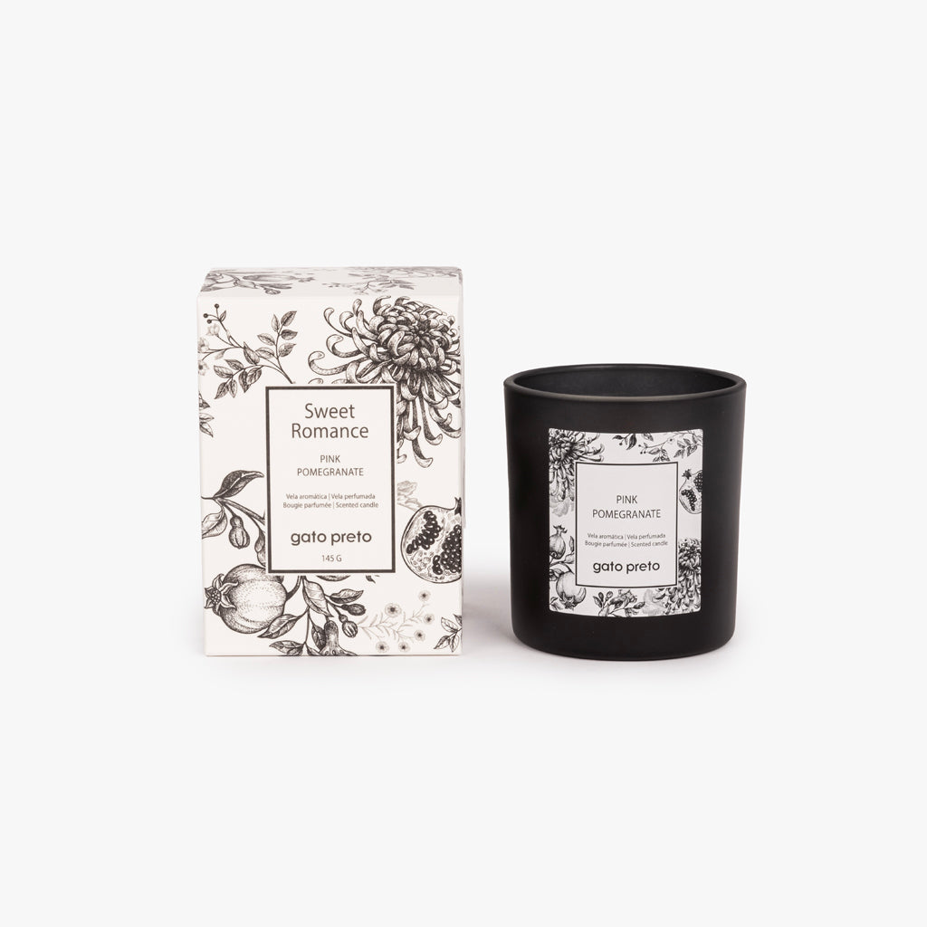 Vela Perfumada em Copo de Vidro Pink Pomegranate SWEET ROMANCE