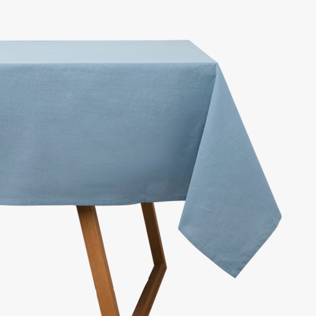 Toalha de Mesa Algodão Retangular Azul 4EVERYDAY