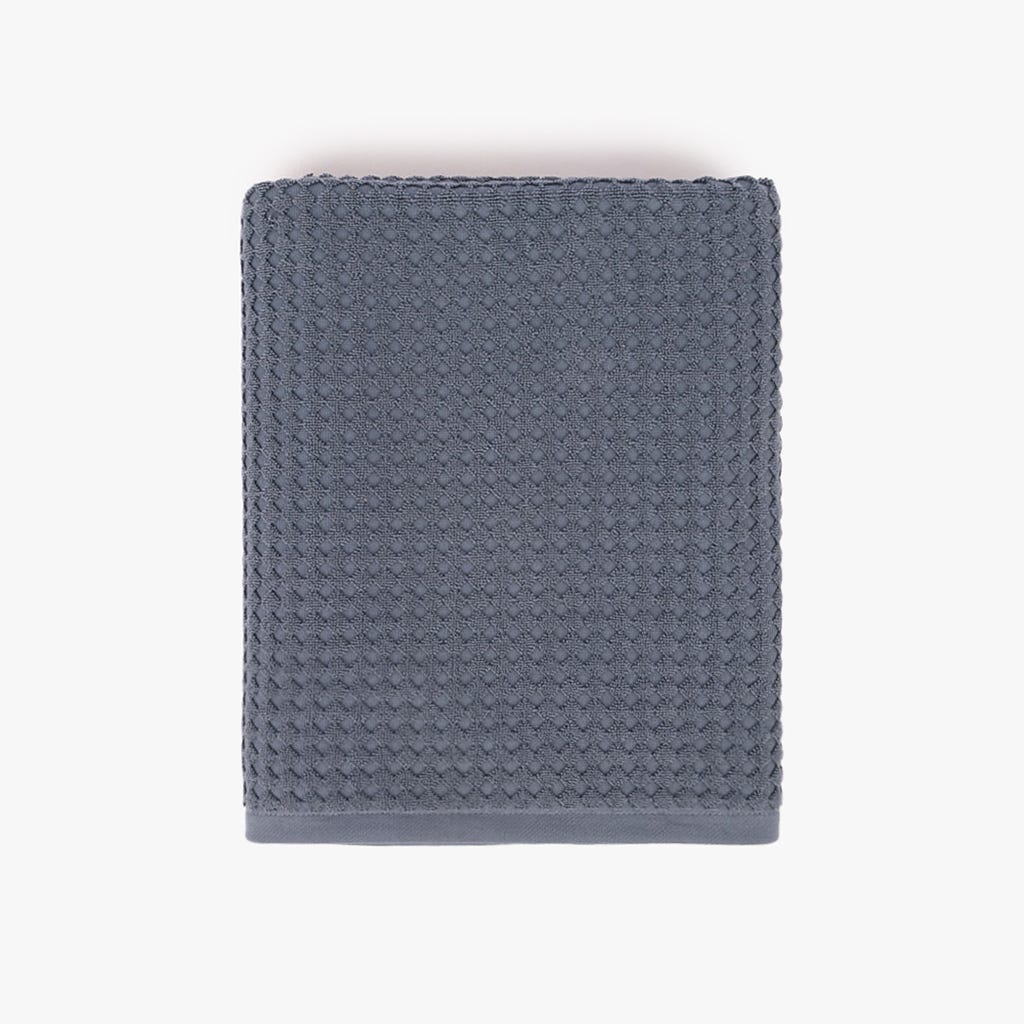 Toalha de Banho de Corpo Algodão Favos Azul ESNA