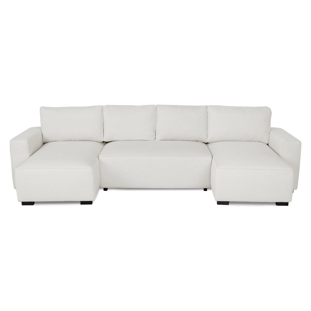 Sofá - Cama Panorâmico 5 Lugares com 2 Chaise Longue - JordanC1512ACSRG8240_C24