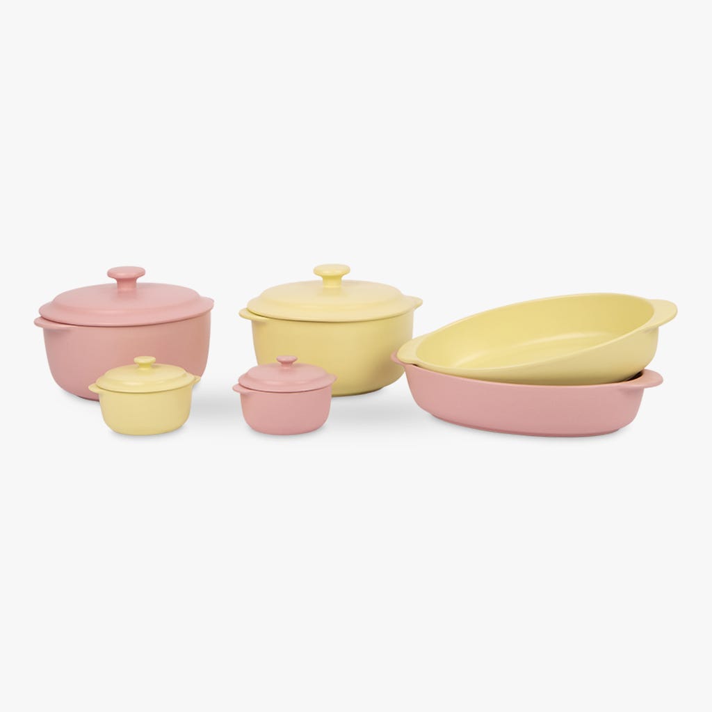 Terrina Pequena Stoneware Amarela D13cm SUMMER PASTELS