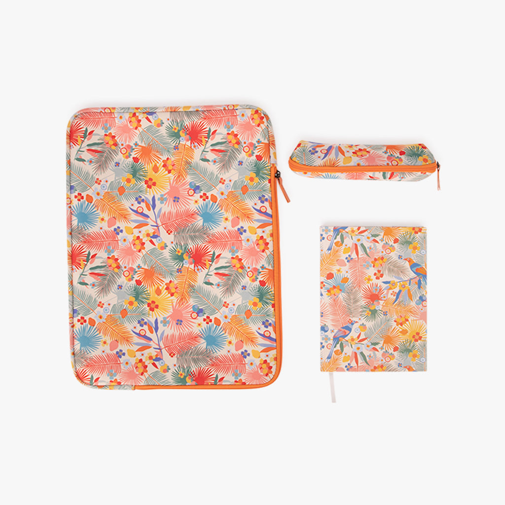 Caderno Capa Dura Pontilhado Pássaro A5 SUMMER SHADES