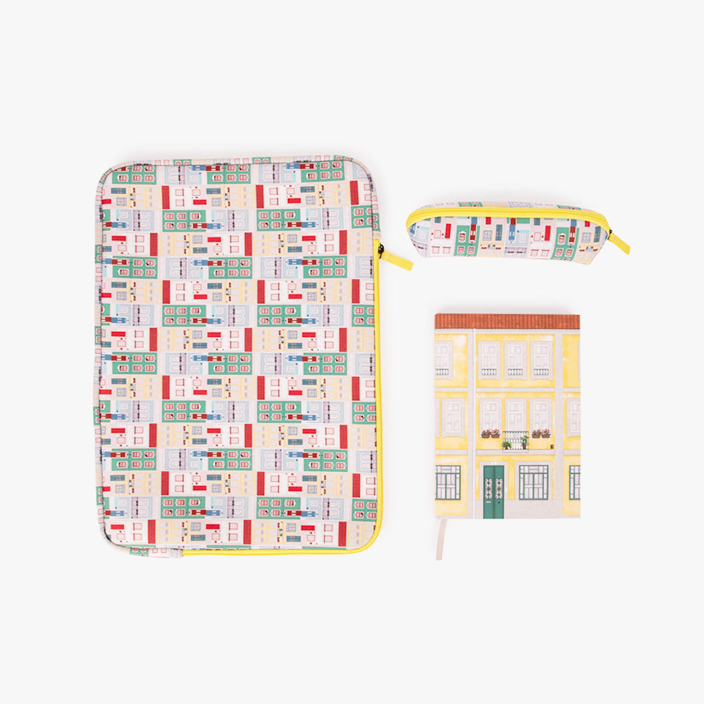 Capa para Portátil Neoprene Casas VILLAGE