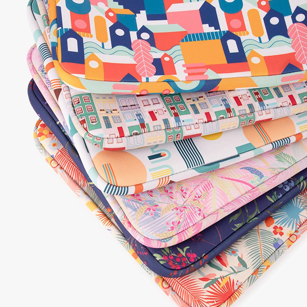 Capa para Portátil Neoprene Casas VILLAGE