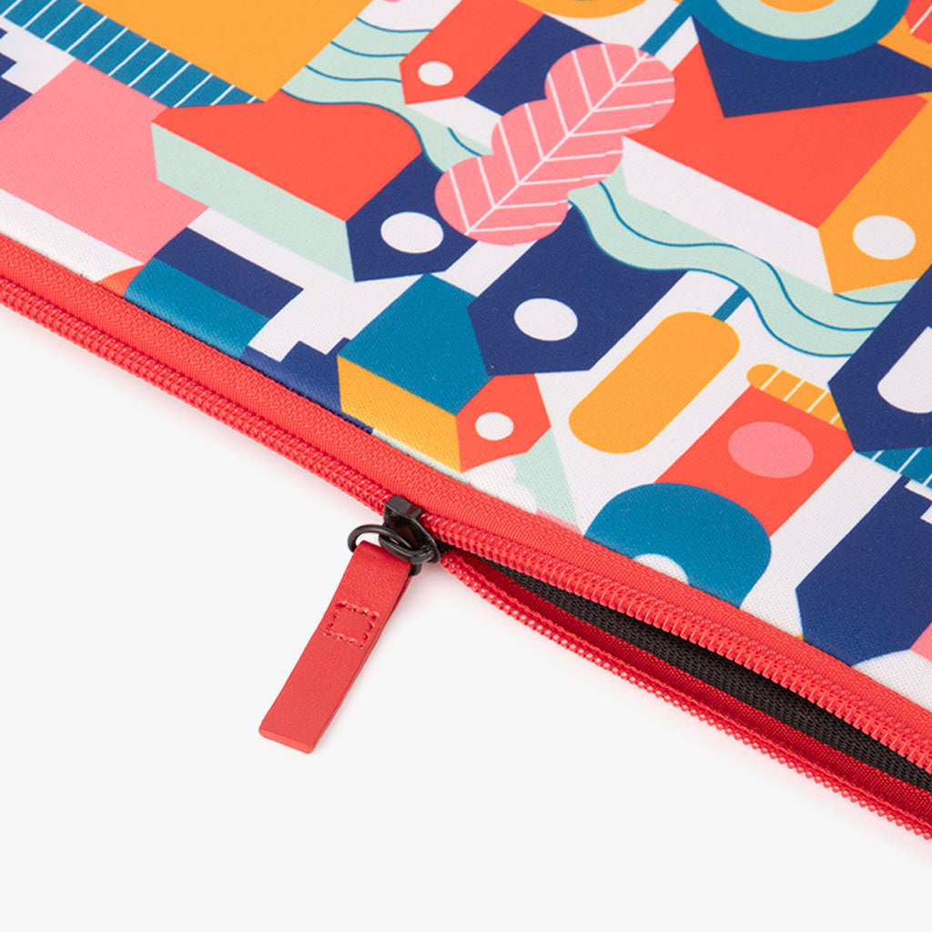 Capa para Portátil Neoprene Gatos CAT IN THE CITY
