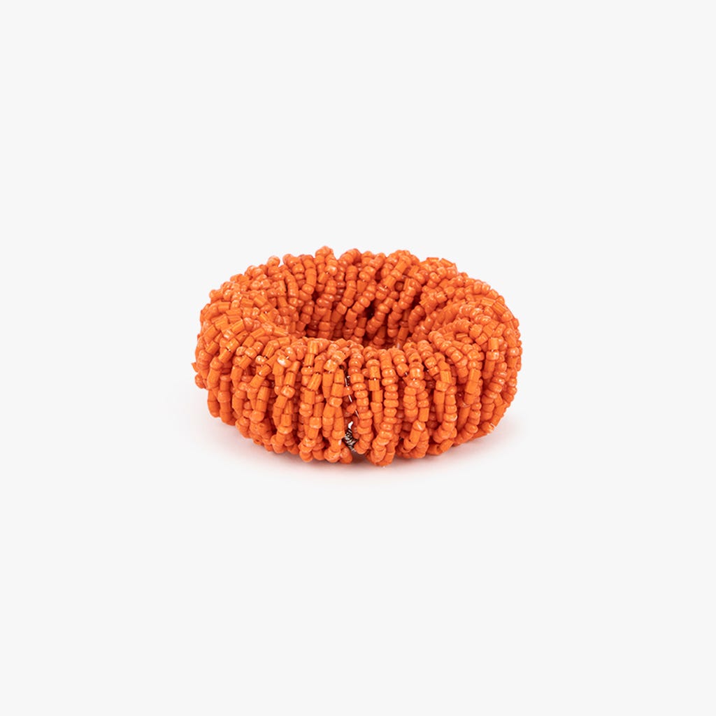 Anel de Guardanapo Missangas Laranja BEAD