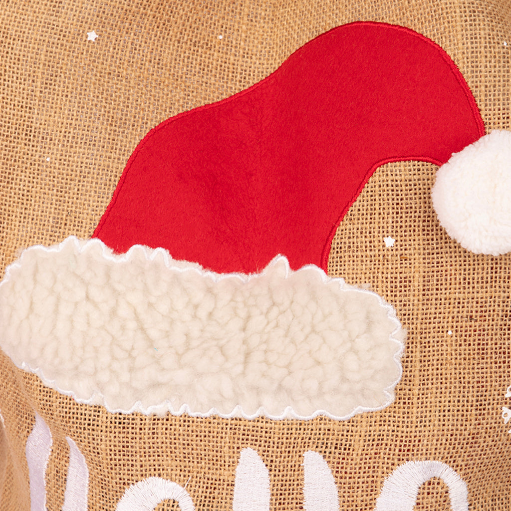 Saco de juta Ho-Ho-Ho 76x51cm COZY