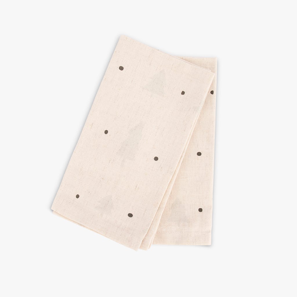 2 Guardanapos de Pinheiro Bege FROST - Gato Preto