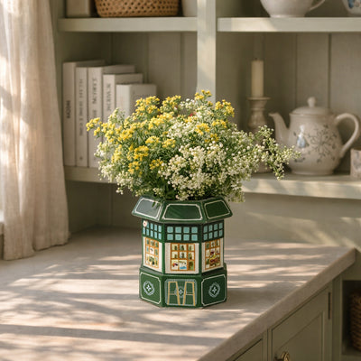 Green Cafeteria KIOSK Jar