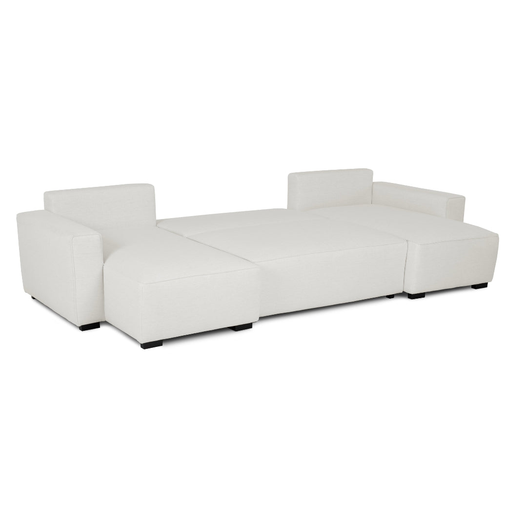 Sofá - Cama Panorâmico 5 Lugares com 2 Chaise Longue - JordanC1512ACSRG8240_C24