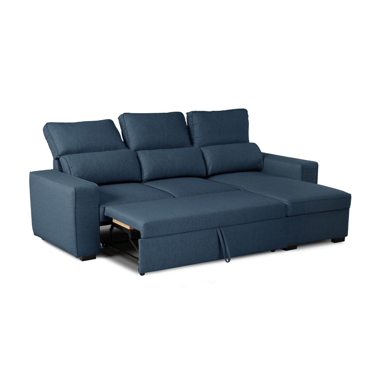 Sofá - Cama 4 Lugares com Chaise Longue Reversível e Arrumação - HarperC1536BFSRG8220_C24