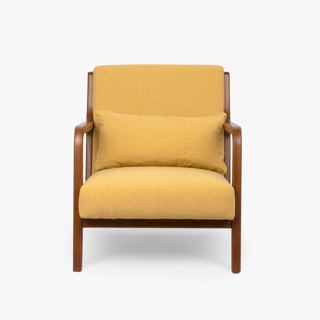 Fauteuil jaune BARBER